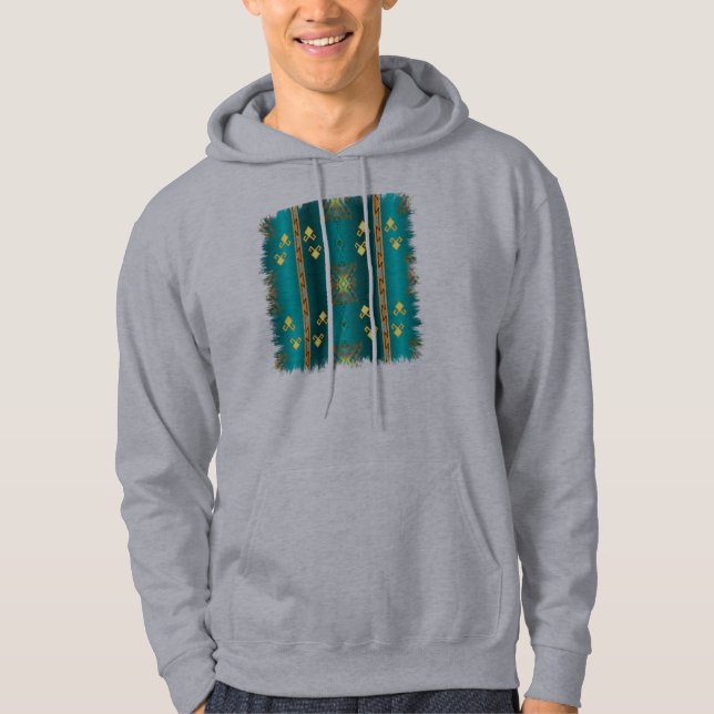 Veste À Capuche Sun dans le sweatshirt de motif de couverture (Devant)