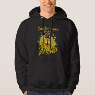 Veste À Capuche Sunflower Yorkshire Terrier Maman Chien Mère