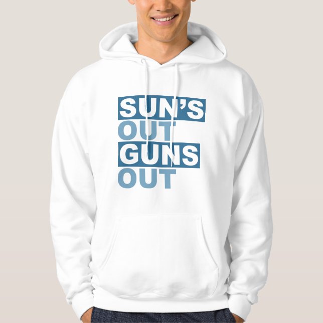 Veste À Capuche Sun's Out Guns Out (Devant)