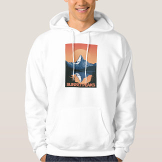 Veste À Capuche SunsetPeak : Majestic Mountain Sunset Hoodie