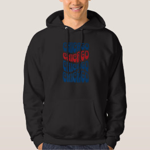 Veste À Capuche Super Chicago Illinois Super Retro 60s les années