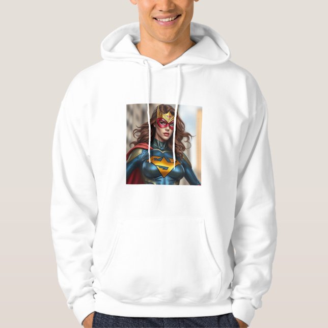 VESTE À CAPUCHE SUPER HERO LADY (Devant)