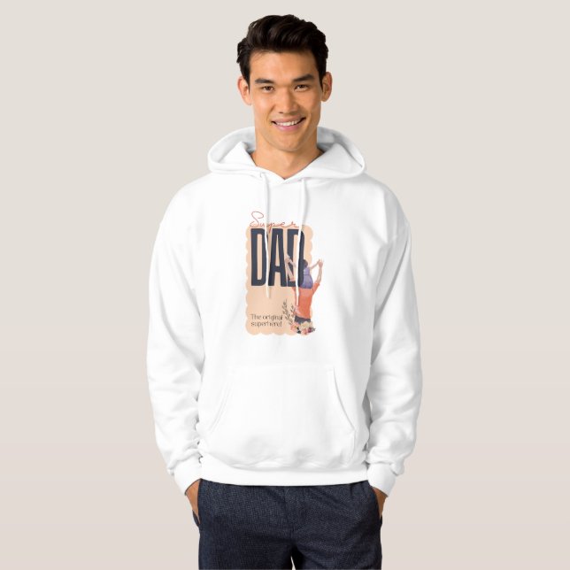 Veste À Capuche Super papa (Devant entier)