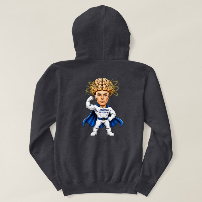 Veste À Capuche Super Pouvoir Cérébral (Design dos)