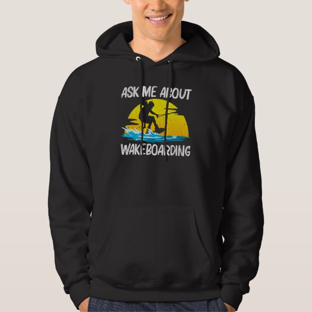 Veste À Capuche Super wakeboard pour hommes femmes planche de wake (Devant)