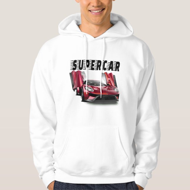 Veste À Capuche Superbe supercar exotique . Parfait pour les passi (Devant)