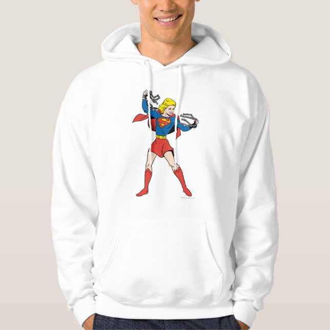 Veste À Capuche Supergirl Pose 10 (Devant)