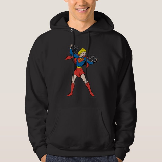 Veste À Capuche Supergirl Pose 10 (Devant)