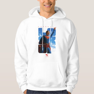 Veste À Capuche Superman regarde Pose