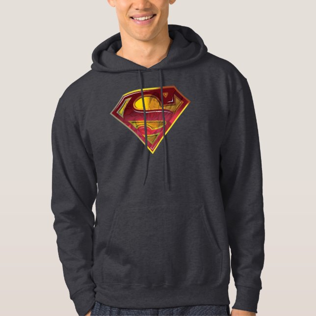 Veste À Capuche Superman S-Shield | Logo de réflexion (Devant)