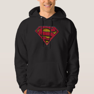 Veste À Capuche Superman S-Shield Logo en détresse
