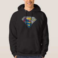 Superman S-Shield | Logo gris jaune rouge noir