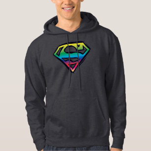 Veste À Capuche Superman S-Shield Rainbow Logo