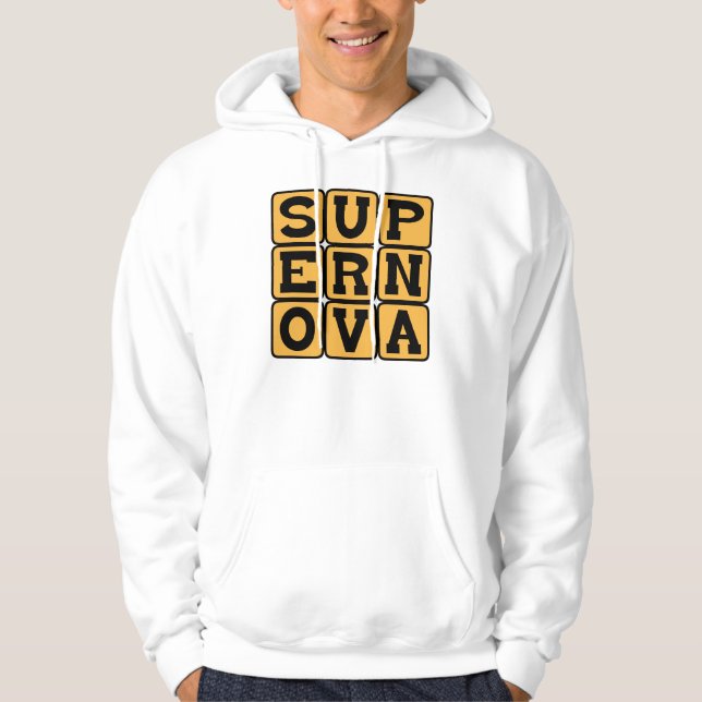 Veste À Capuche Supernova, Explosion Stellaire (Devant)