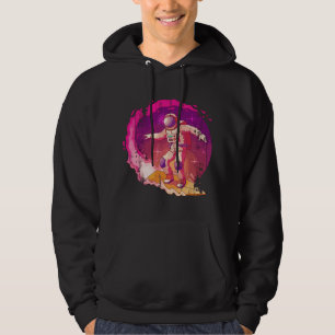 Veste À Capuche Surf de l'espace océan surfeur idée astronaute