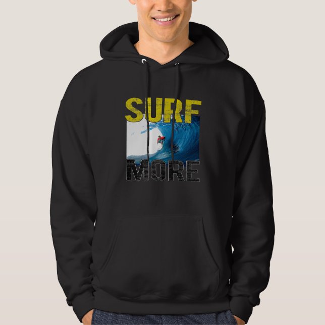 Veste À Capuche Surf Plus Vagues de surf Premium (Devant)
