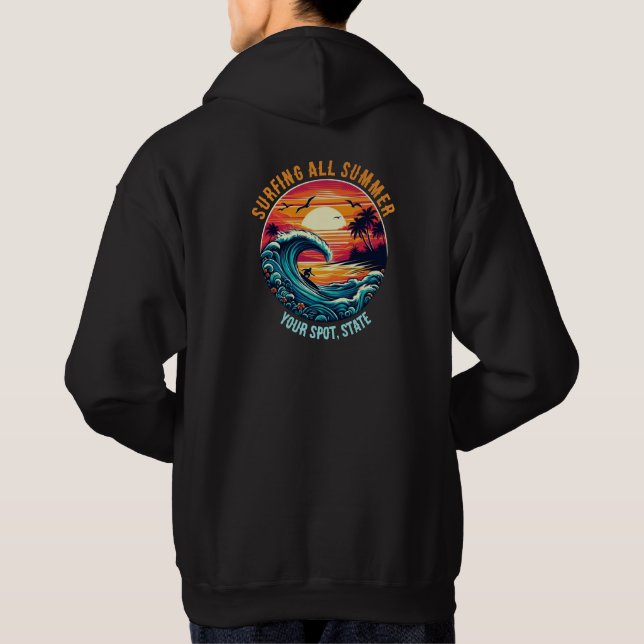 Veste À Capuche Surf Tout L'Été (Dos)