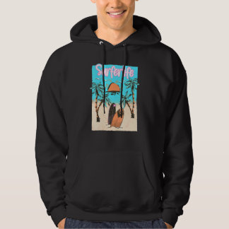 Veste À Capuche Surferlife Surfant Plage Surfeur Vintage Surf
