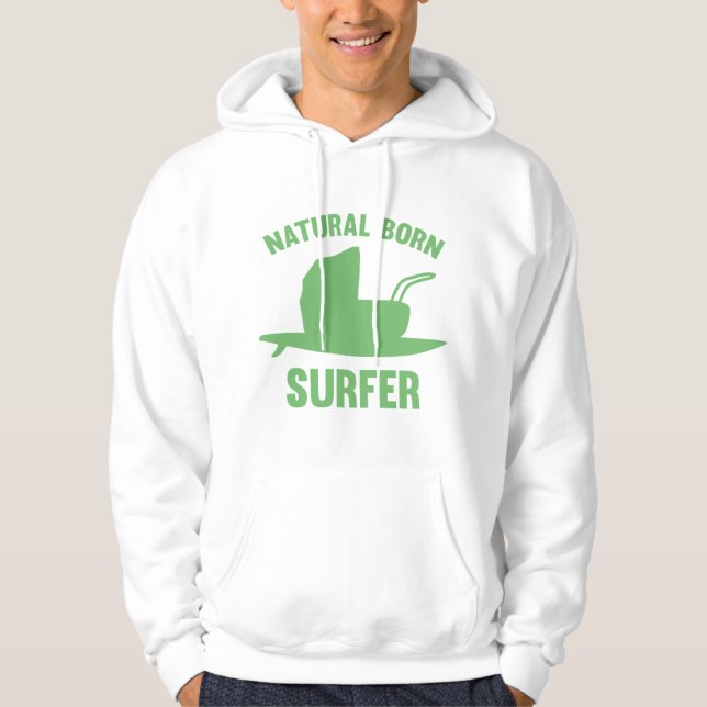 Veste À Capuche Surfeur né naturel (Devant)