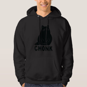Veste À Capuche Surpoids Chubby Chonk Chat Mème Chat Chonk