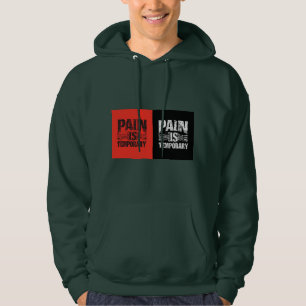 Veste À Capuche Survêtement de gym motivationnel « La douleur est