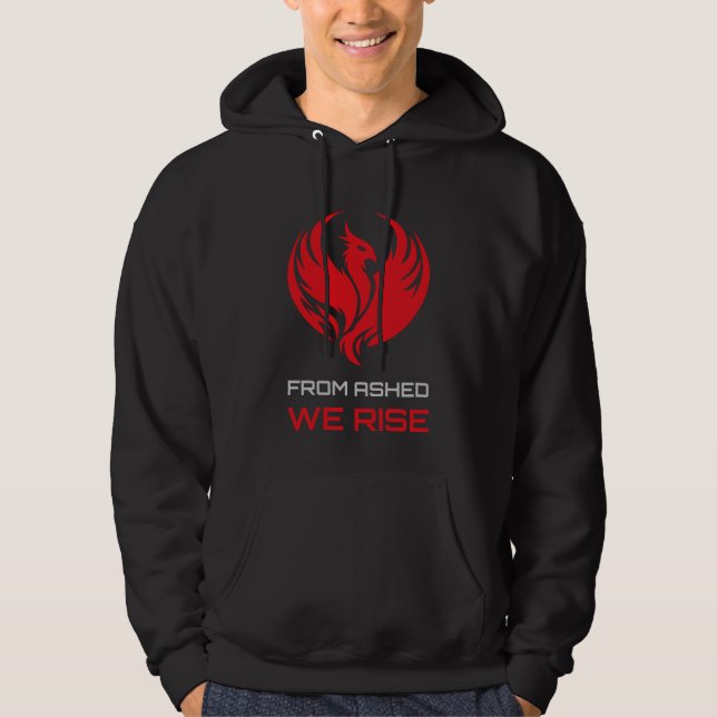Veste À Capuche Survival Resilience Phoenix Warrior Symbol (Devant)