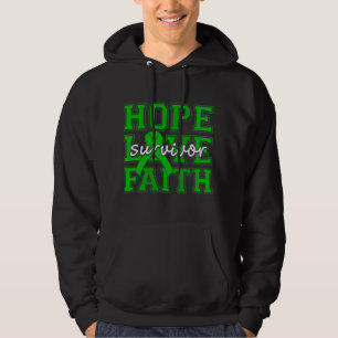 Veste À Capuche Survivant mitochondrique de foi d'amour d'espoir
