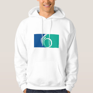 Veste À Capuche Sweat-shirt à capuche avec drapeau d'Ottawa, Canad
