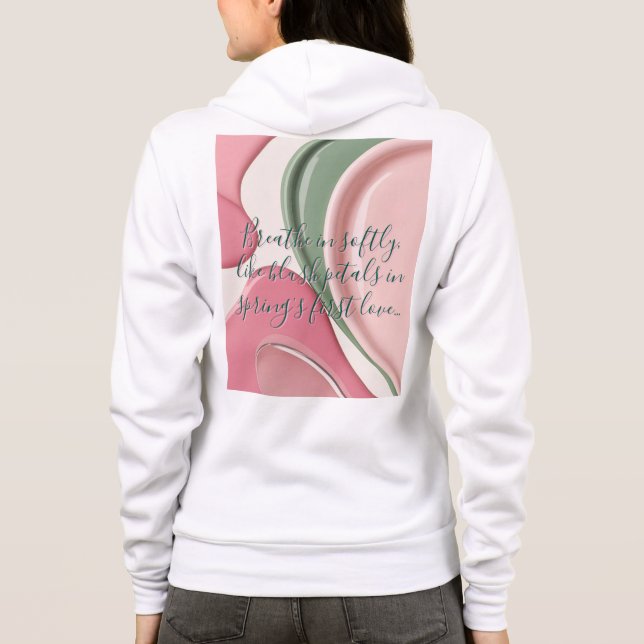 Veste À Capuche Sweat-shirt à capuche avec fermeture éclair totale (Dos)
