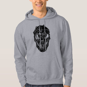 Veste À Capuche Sweat-shirt à capuche Broken Skull pour hommes 