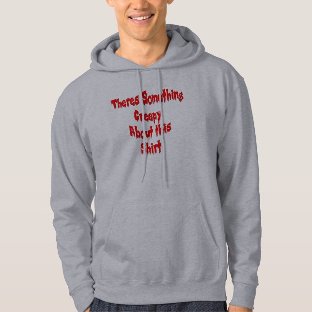 Veste À Capuche Sweat-shirt à capuche Creepy Basic pour hommes (Devant)