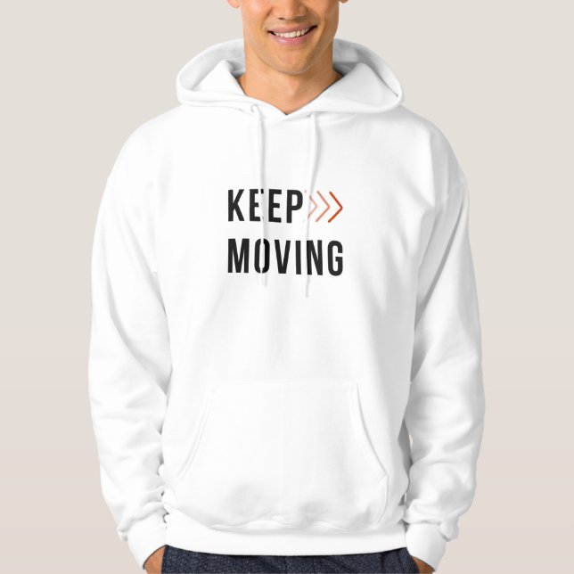 Veste À Capuche Sweat-shirt à capuche flèche KEEP MOVING  (Devant)