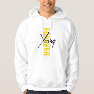 Veste À Capuche Sweat-shirt à capuche Forever Young Citation Motiv