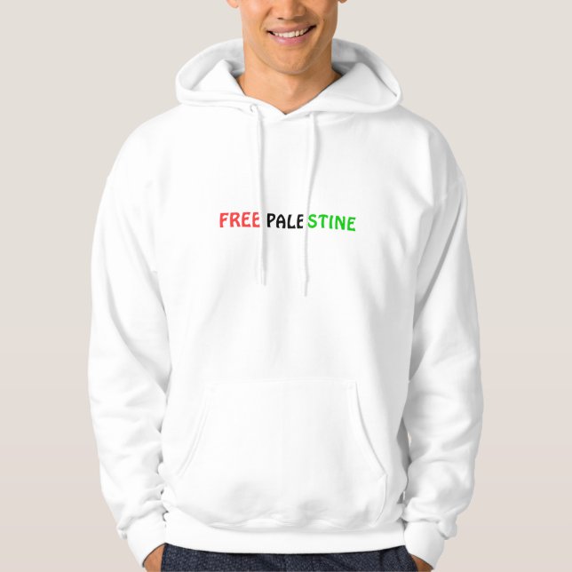 Veste À Capuche "Sweat - shirt à capuche" PALESTINE LIBRE (Devant)