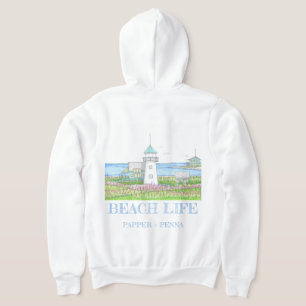Veste À Capuche Sweat-shirt à capuche pour femmes Phare Blanc