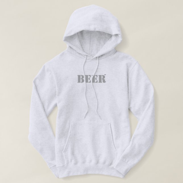Veste À Capuche Sweat-shirt à la marque de bière (Design devant)