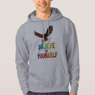 Veste À Capuche Sweat-shirt Crois en Toi – Ailes de la Confiance