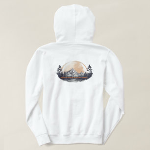 Veste À Capuche Sweat-shirt de la majesté de la montagne au crépus