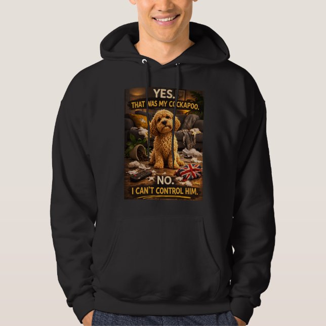 Veste À Capuche Sweat-shirt drôle pour Cockapoo | Cadeau cockapoo (Devant)