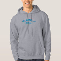 Sweat-shirt gris avec logo AMBS