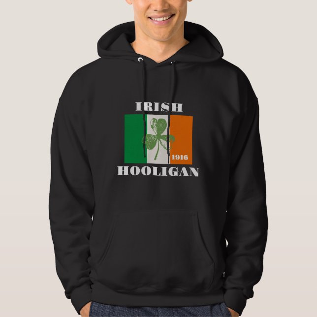 Veste À Capuche Sweat-shirt Hooligan irlandais (Devant)