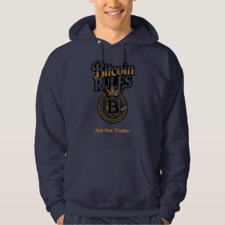 Veste À Capuche Sweat-shirt personnalisé Bitcoin Rules