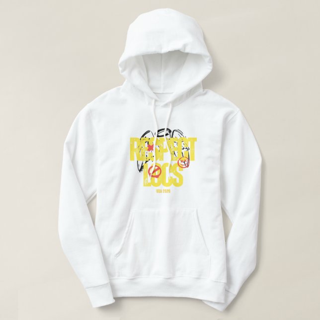 Veste À Capuche Sweat-shirt "Respect Locs" Appréciation Dreadlocks (Design devant)