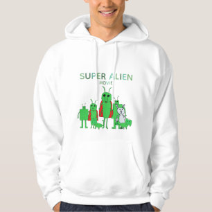 Veste À Capuche Sweat-shirt Super Alien Movie avec casting