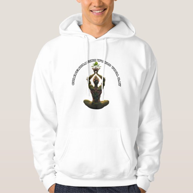 Veste À Capuche Sweatshirt à capuche de base pour hommes Yoga (Devant)