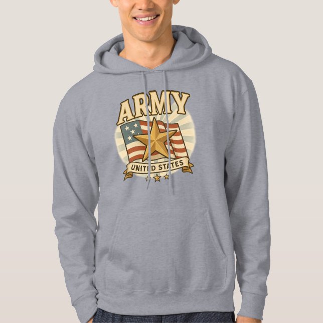 Veste À Capuche Sweatshirt à capuche de l'ARMÉE (Devant)