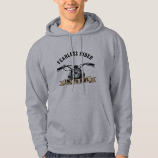 Veste À Capuche Sweatshirt à capuche « Fearless Rider » vue avant