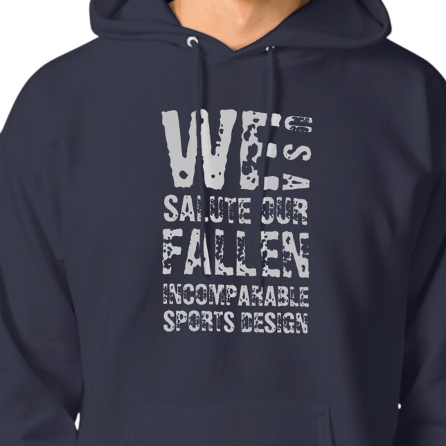 Veste À Capuche Sweatshirt à capuche ISD We Salute Our Fallen (Créateur téléchargé)