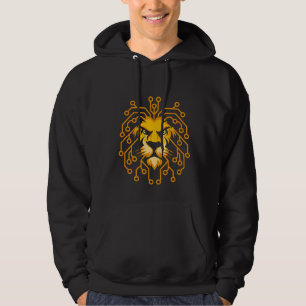 Veste À Capuche Sweatshirt à capuche Lion Royal Doré