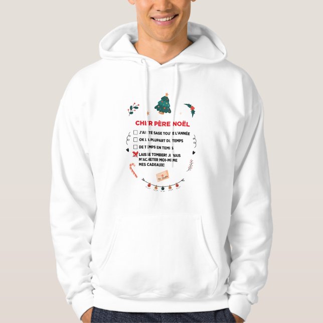 Veste À Capuche Sweatshirt à capuche Noël (Devant)
